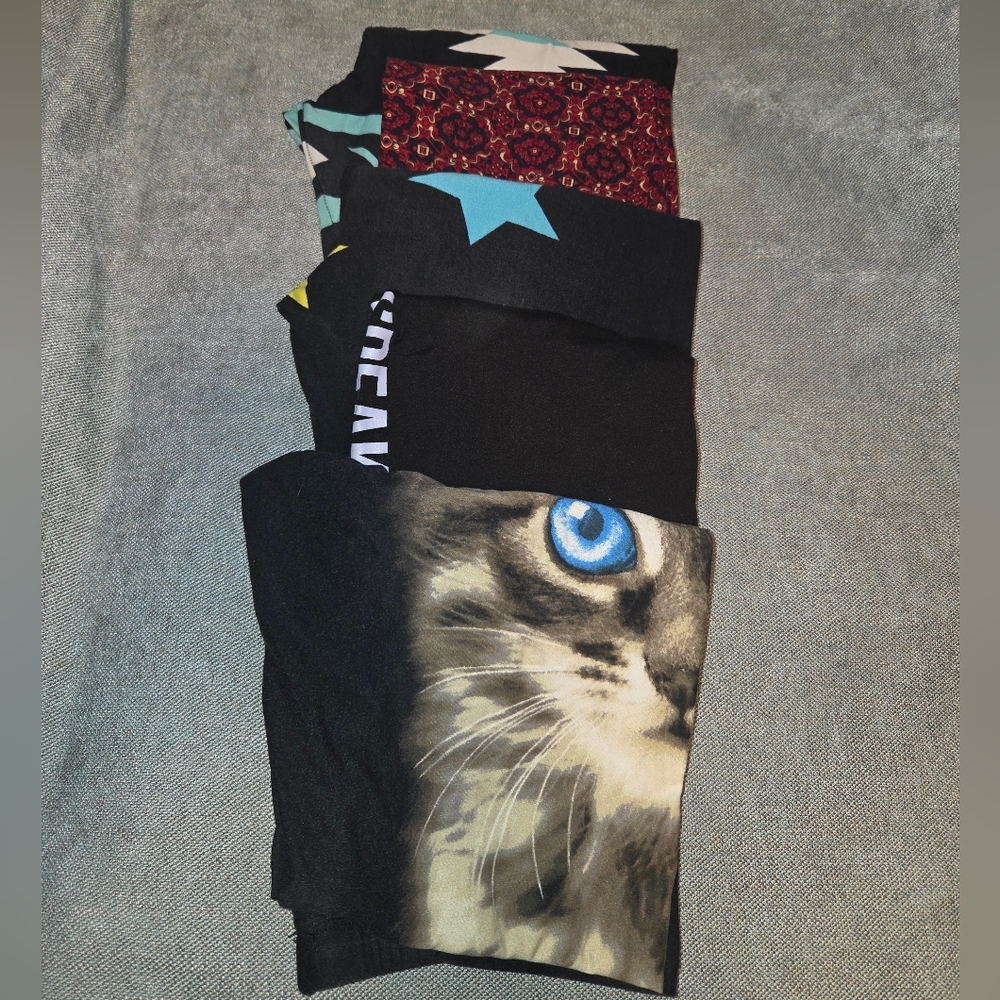 5 Pairs Of Print Leggings
